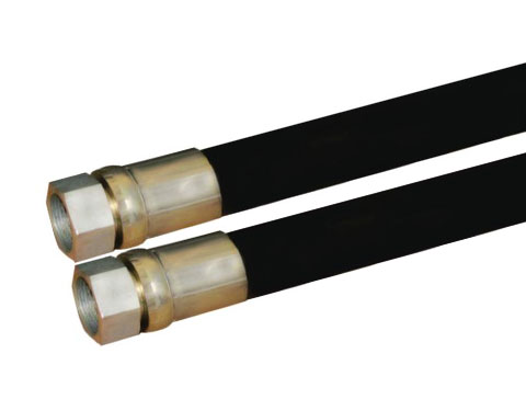 Where are suction and discharge hoses mainly used?