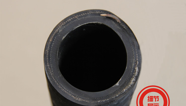 Oil-resistant high-pressure steel wire rubber hose assembly for hydraulic system of construction mac