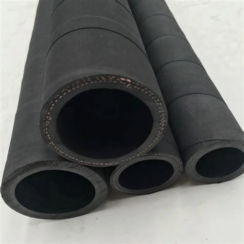 Large caliber suction and discharge hose with high wear resistance outer rubber used for dredging en