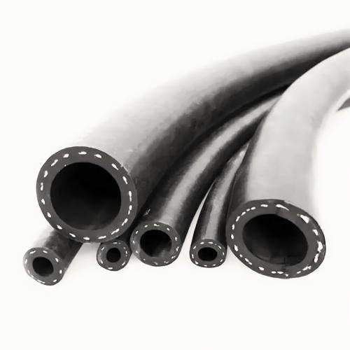 Large caliber wear-resistant industrial rubber hose covered with oil resistant synthetic rubber to a